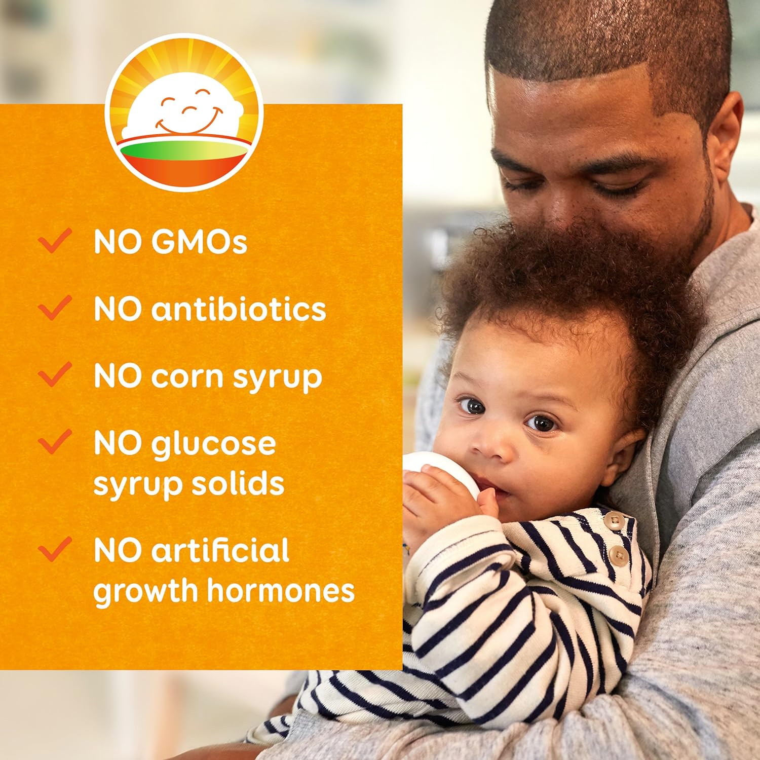 Happy Baby Organics Infant Formula, Milk Based Powder with Iron Stage 1, 21 Ounce (Pack of 1) packaging may vary - Image 2